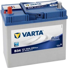 Resim Varta Blue Dynamic 12V 45 Ah Amper B34 Ters Kutup Akü 