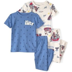 Resim Carter's Erkek Bebek Pijama Set 1u596710 Çok Renkli 