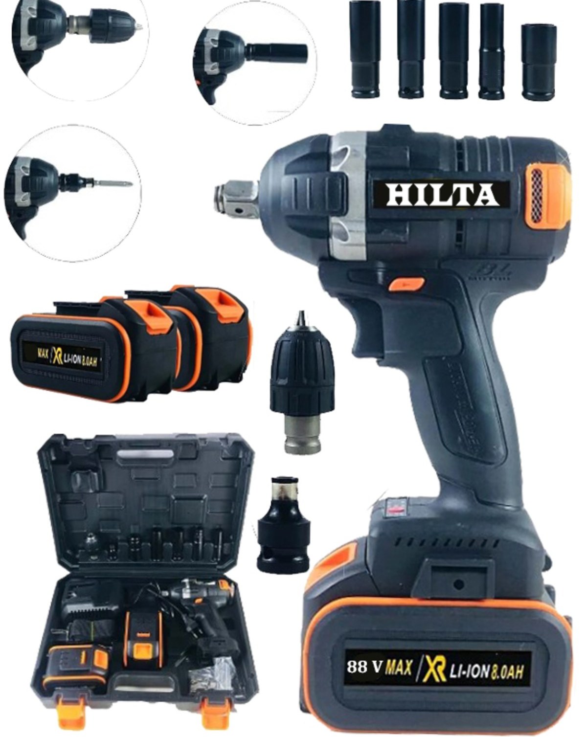 Hilta Power Alman 3lü Bahçe Seti Yeni Nesil Kömürsüz Şarjlı Darbeli ...