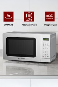 Resim KUMTEL HM-13 Dijital Mikrodalga Fırın - Silver 