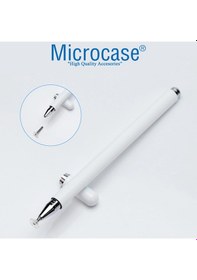 Resim Telefon Tablet Disk Uçlu Stylus Pen Dokunmatik Kalem AL3461 Beyaz 