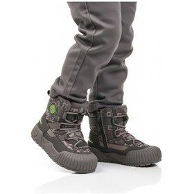 Resim Marcokids Gri İçi Kürklü Erkek Çocuk Düz Bot Çok Renkli 