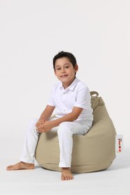 Resim earmut Premium Çocuk Armut Koltuk Vizon 