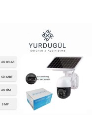 Resim Av-m06 4g-solar 3mp Sim Kartlı 4g Ptz Kamera 
