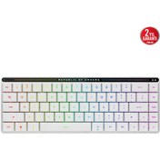 Resim ASUS Rog Falchion Rx Low Profile Red Switch Rgb Kablosuz Tr Mekanik Beyaz Gaming Klavye 