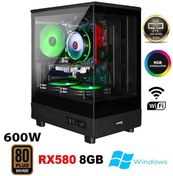 Resim Turbox TC87 R7-5700X 32 GB 1 TB SSD RX580 8 GB W11P Masaüstü Oyuncu Bilgisayarı 