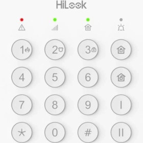 Resim AK-SA-STR Hilook ALARM-K201B-WE Wireless LED Keypad 