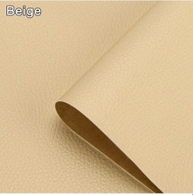 Resim Kendinden Deri İçin Onarım Yama Bant Ev Dıy Fix Kanepe Moto Araba Koltuğu Beige 50cm X 138cm 