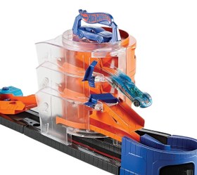 Resim Hot Wheels Tekerlekli Yarış Dünyası Oyun Seti Parkurda Dönüş Macerası FNB15-GBF95 