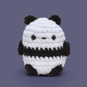 Resim The Gookie Amigurumi Panda Tığ Kiti, Amigurumi Örgü Seti, Tığ Işi Amigurumi Örgü Oyuncak Seti 