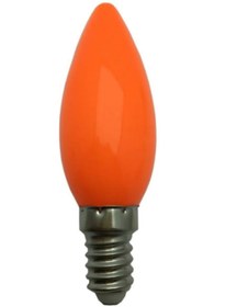 Resim Helios 1 Watt Turuncu Renk E-14 Duy Buji Ampul 20 Lumen %85 Enerji Tasarrufu 