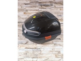 Resim Motosiklet Arka Çanta 33 Lt Siyah Sinyal ve Stop Işıklı 