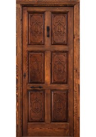 Resim Neiwel Wona Antik Doğal Ahşap Kapı 