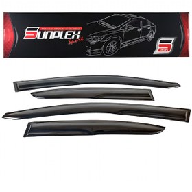 Resim Sunplex Sp-S-01 Honda Civic 2006-2011 Sport Style Cam Rüzgarlığı 