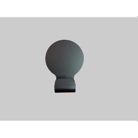 Resim Kendinden Yapışkanlı 4 Lü Paket Yuvarlak Mat Siyah Bornoz Havlu Askısı 