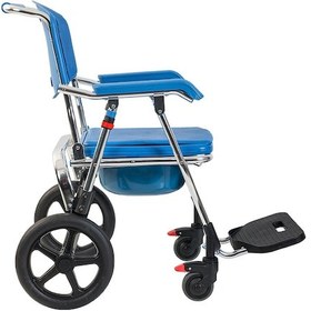 Resim Golfi G551 Alüminyum Klozetli Banyo Sandalyesi Yaşlı Klozeti 