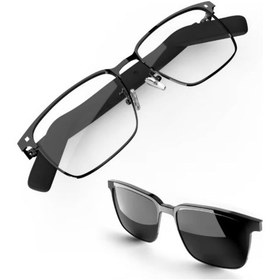 Resim Sg-20 Pro Akıllı Bluetooth Gözlük Tws Sesli Kulaklık, Sesli Asistan & Tak-çıkar Güneş Gözlüğü 