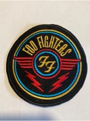 Resim StüdyoÜmitTişört Foo Fıghters Logo Patch-peç,arma,kot Yaması 
