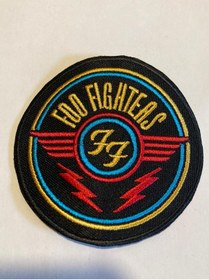 Resim StüdyoÜmitTişört Foo Fıghters Logo Patch-peç,arma,kot Yaması 