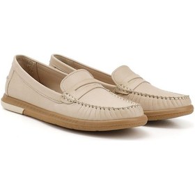 Resim Gönderi R Bej Antik Rok Hakiki Deri Comfort Loafer Bej 