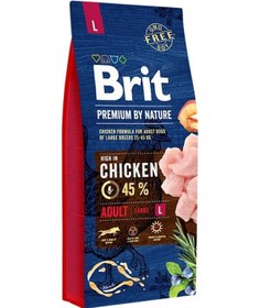 Resim Brit Premium Large Tavuklu Büyük Irk Yetişkin Köpek Maması 15 KG 