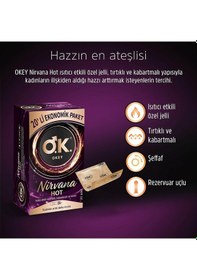 Resim Okey Nirvana Hot Prezervatif 60'lı 