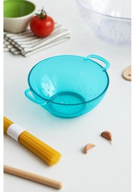Resim Akrilik Aquamarin Mini Pirinç Süzgeçi & Bakliyat Süzgeçi 3 Su Bardağı Ölçülü Açık 