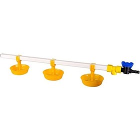 Resim TavPet Hindiler İçin Nipel Suluk Sistemi 60 Cm 3 Nipelli Büyük Yaylı Çanaklı 