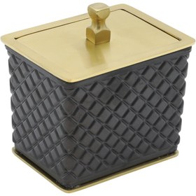 Resim Setüstü Velmara Pamukluk 8140 - PVD Gold Siyah Boyalı Cam 