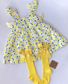 Resim Tongs Baby Bebek Sarı Elbise 