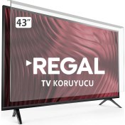 Resim Best Ekran Regal 43R654FA9 Tv Ekran Koruyucu - Regal 43" Inç Tv Ekran Koruyucu Şeffaf Paneli 
