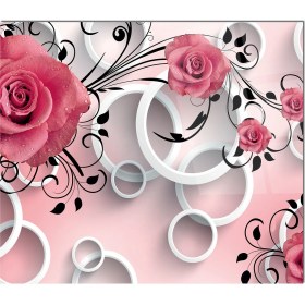 Resim Olinpa Cam Ocak Arkası Koruyucu | Çiçek 