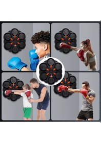 Resim Duvar Boks Makinesi Müzikli Bluetooth Hoparlör Özellikli Led Işıklı Ritimli 9 Mod Seviye Ayarlı Box 