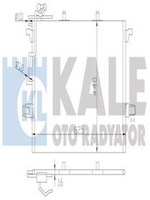 Resim KALE 381600 Klima Radyatoru Kondenser (MERCEDES: 320CLS 350CLS 500CLS 55 AMGE 2115000154 (WH696453) 