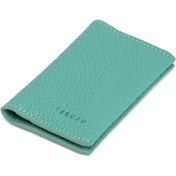 Resim Mavi Deri Unisex Kredi Kartlık - S1KK00000266-N29 