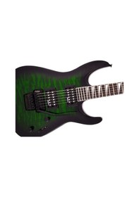 Resim Jackson 2918804587 Js Series Dinky Arch Top Js32q Dka Elektro Gitar Transparent Green Burst Amaranth Klavye, Kapitone Akçaağaç Üst Ve Floyd Rose Tremolo 