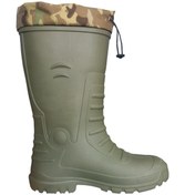 Resim Moda Terlik Gezer Marka Haki Kauçuk Termal Çoraplı Avcı Balıkçı Bahçe Iş Tarla Su Geçirmez Erkek Hafif Çizme 