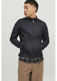 Resim Jack & Jones Jjerocky Erkek Ceket Siyah 
