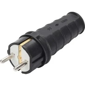 Resim NE-AD 1X16A Kauçuk Düz Fiş 