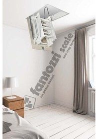 Resim Aytürk Fantozzi Acı4 Menşei Italya 70x100 4 Katlanır Metal Çatı Merdivenleri H:300cm 300 Cm'ye Kadar 