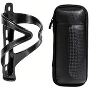 Resim Mufunye Bisiklet Aletleri Kapsülleri Kutuları Mtb Bisiklet Depolama Kutularını Saklayın Su Isıtıcısı Çerçeveli Bisiklet Aletleri Şişe Kafesi Uygulayın Siyah 