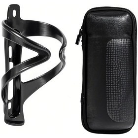 Resim Mufunye Bisiklet Aletleri Kapsülleri Kutuları Mtb Bisiklet Depolama Kutularını Saklayın Su Isıtıcısı Çerçeveli Bisiklet Aletleri Şişe Kafesi Uygulayın Siyah 