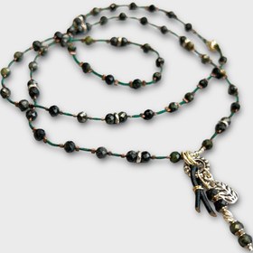 Resim Mey Atelier Lucius Yeşil Unisex Necklace - 60 