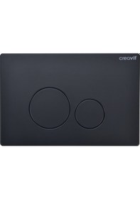 Resim Creavit Terra Kömür Karası Boyalı Kumanda Paneli Siyah 