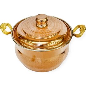 Resim Efemir Maraş Bakır Güveç Tencere No: 3 