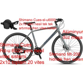 Resim Mosso Legarda Pro X20 MDM Hidrolik Şehir Bisikleti 20 Vites 