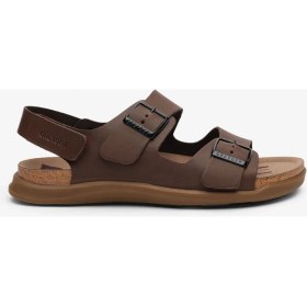 Resim Greyder Erkek Kahverengi Hakiki Deri Sandalet 6Y1CS64764 