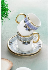 Resim Acar Meira 6 Kişilik Kahve Fincanı Takımı - 90 Ml 