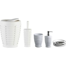 Resim Primanova Palm Banyo Seti Beyaz 5'li 