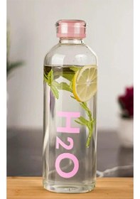 Resim Tohana 75761 H2o Cam Başucu Sürahisi Pembe 